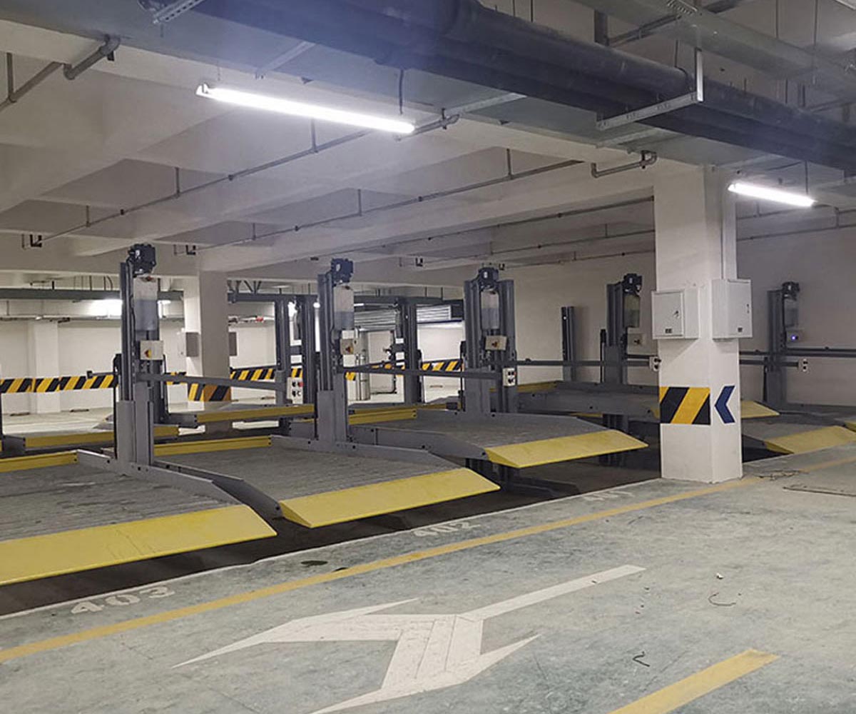 宜賓四柱機械式停車庫改造