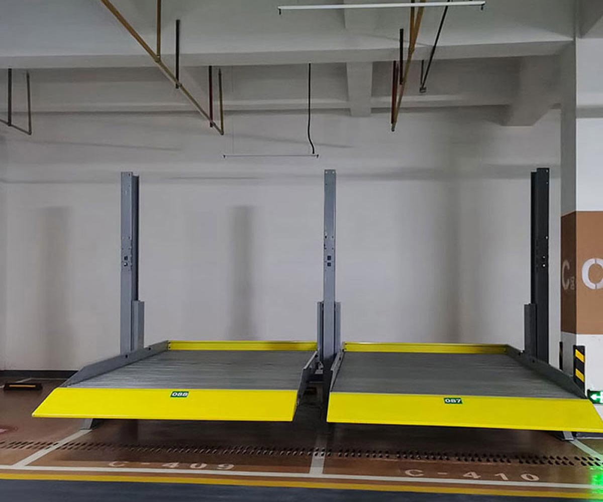 龍馬潭簡易升降式機械停車庫安裝