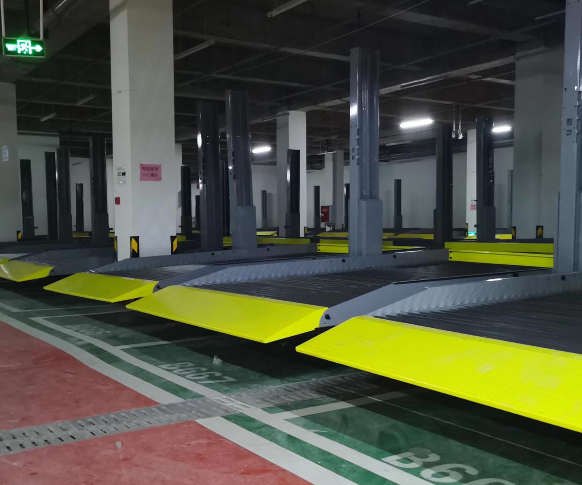 馬爾康PJS簡易升降二層地坑式立體停車設備