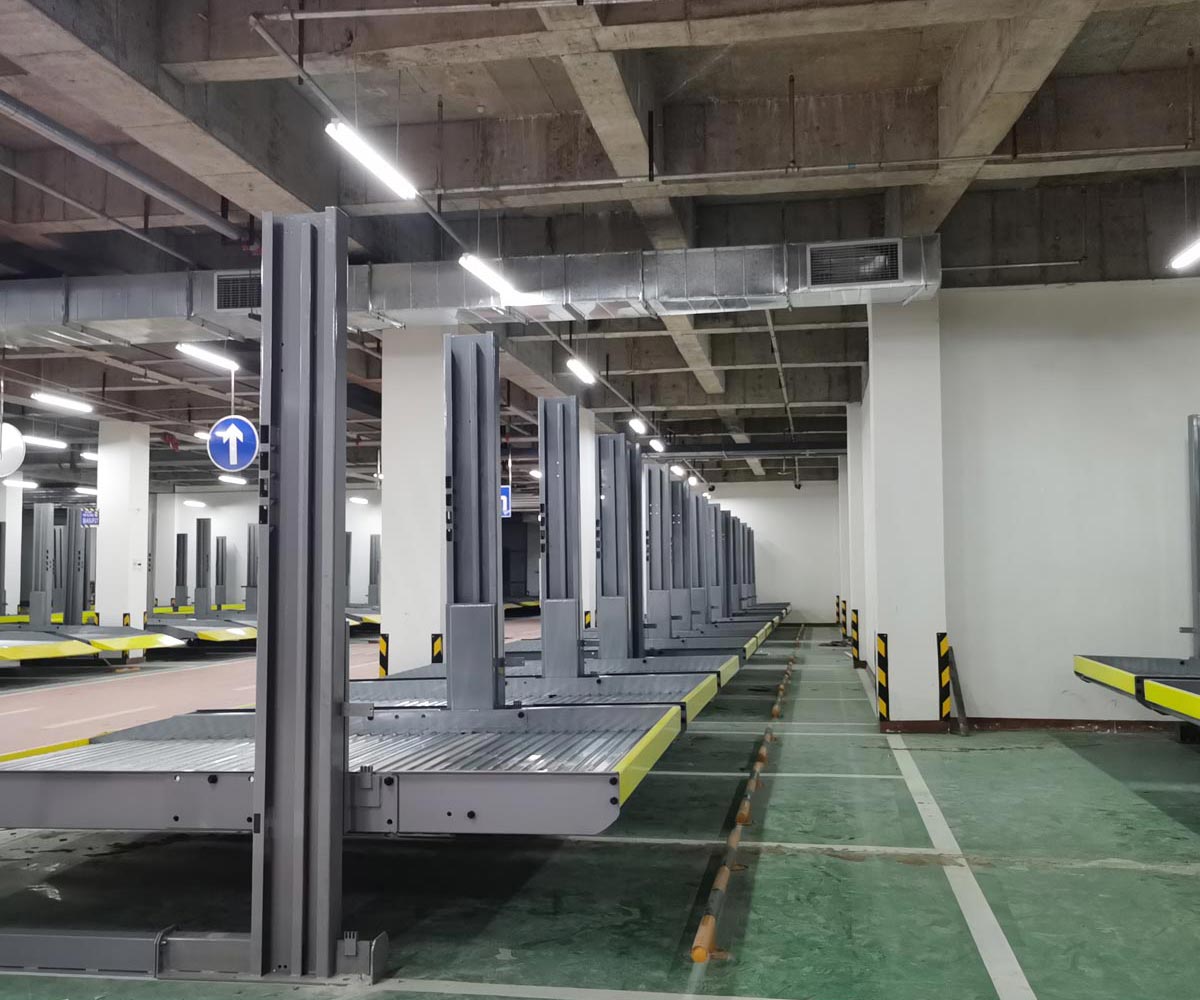 新龍PJS601-27雙層四柱立體車庫地基要求及安裝注意事項