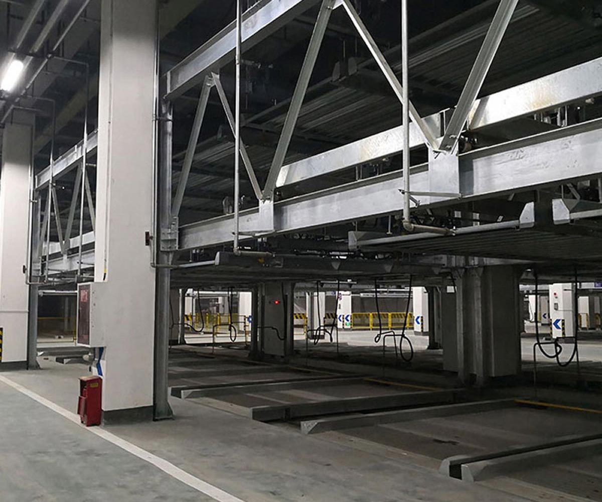 重慶六層升降橫移立體停車設備