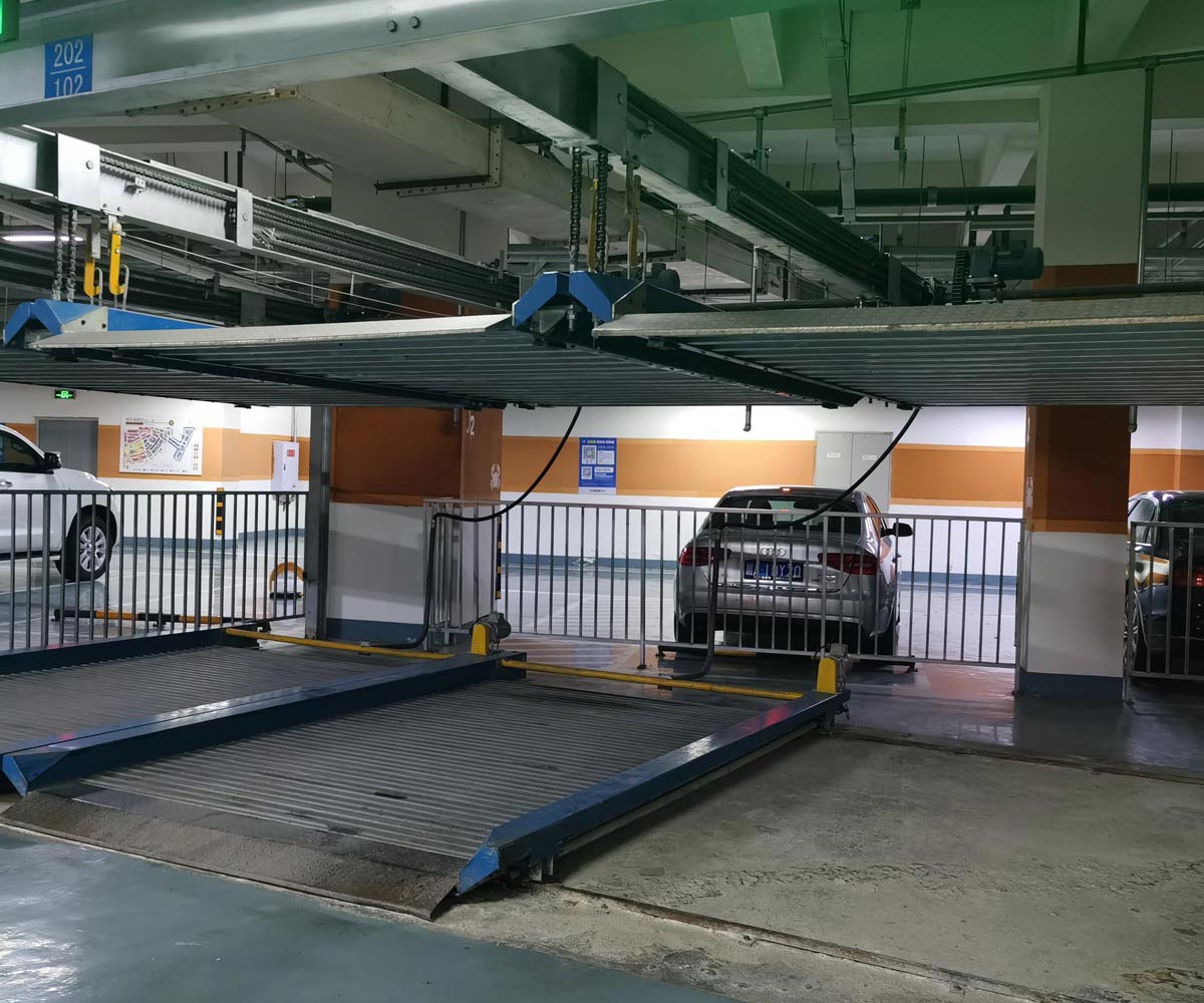 自貢PSH單列式二層升降橫移類停車設備