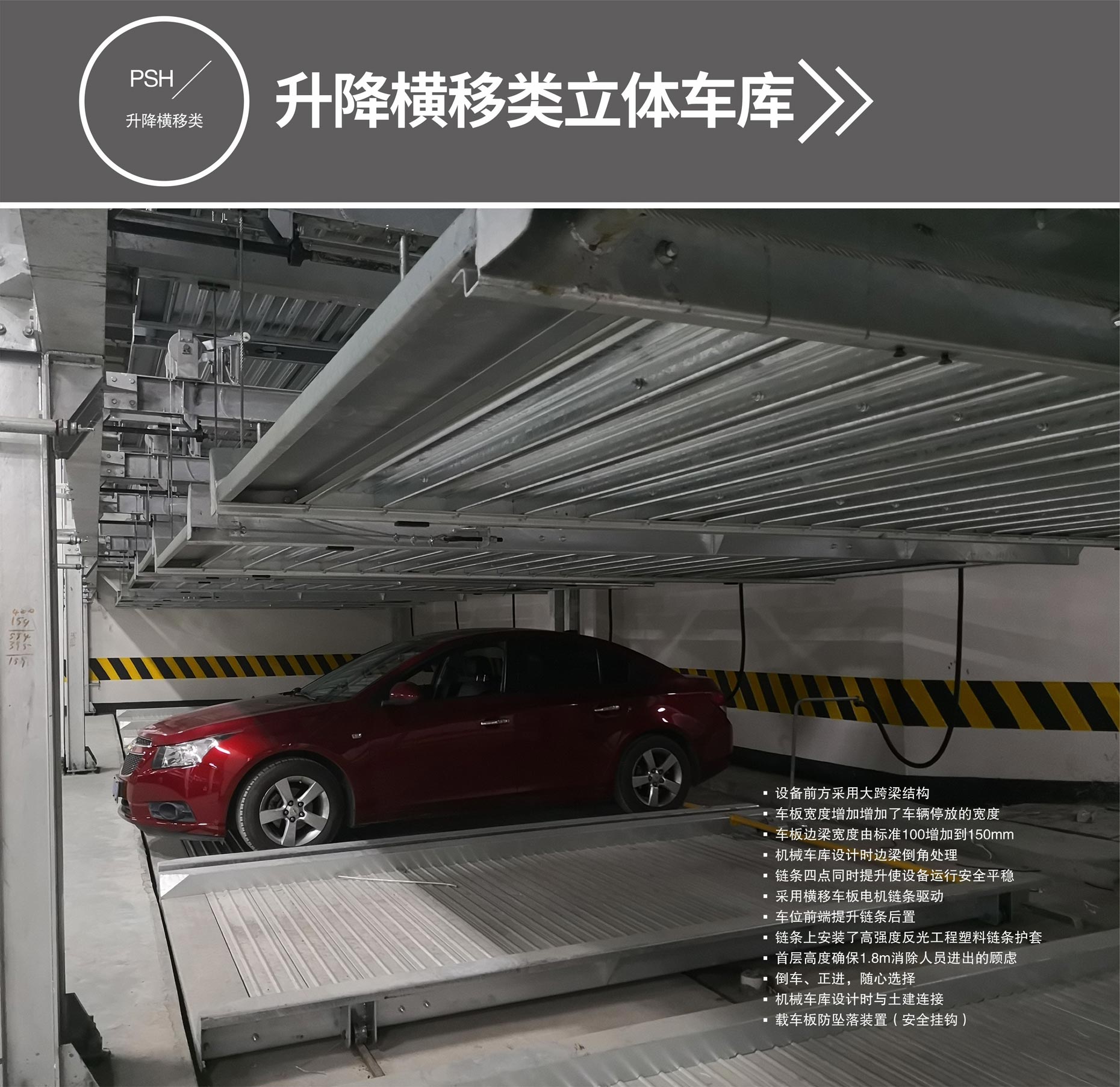 四柱機械停車設備過驗收升降橫移式立體車庫